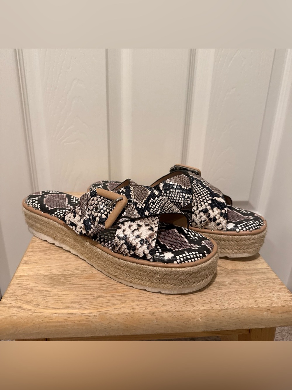 Gianni Bini Snakeskin Sandals